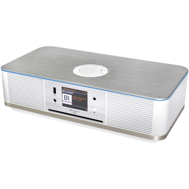 Tootefoto - Soundmaster Icd2023We Internet Radio Cd Player Internet, Dab+, Fm Dab+, Fm, Internet Radio, Wi-Fi, Bluetooth, Cd, Mp3, Aux Spotify White