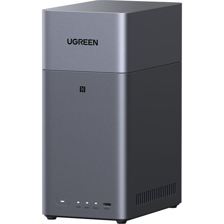 Tootefoto - Ugreen DH2300 2-bay NAS ARM A72+A53 Diskless EU + HDMI Cable