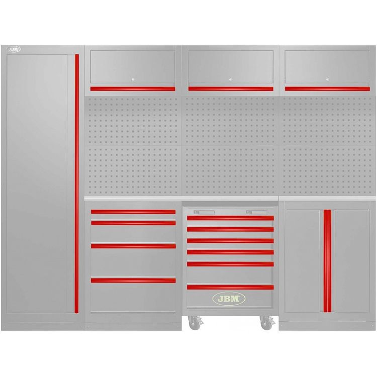 Tootefoto - T koja T koha 18-Moodulite V rvipaneelide Komplekt (Serie446. 54327J) Punane Jbm