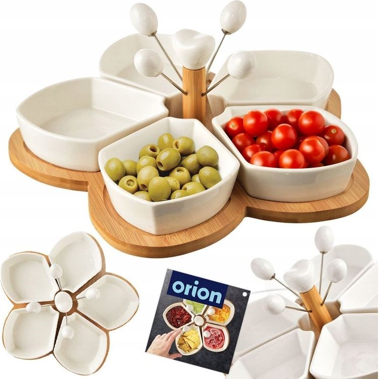 Tootefoto - Orion White portselanist suupistekausid WHITELINE 28,5 cm 10 tk.