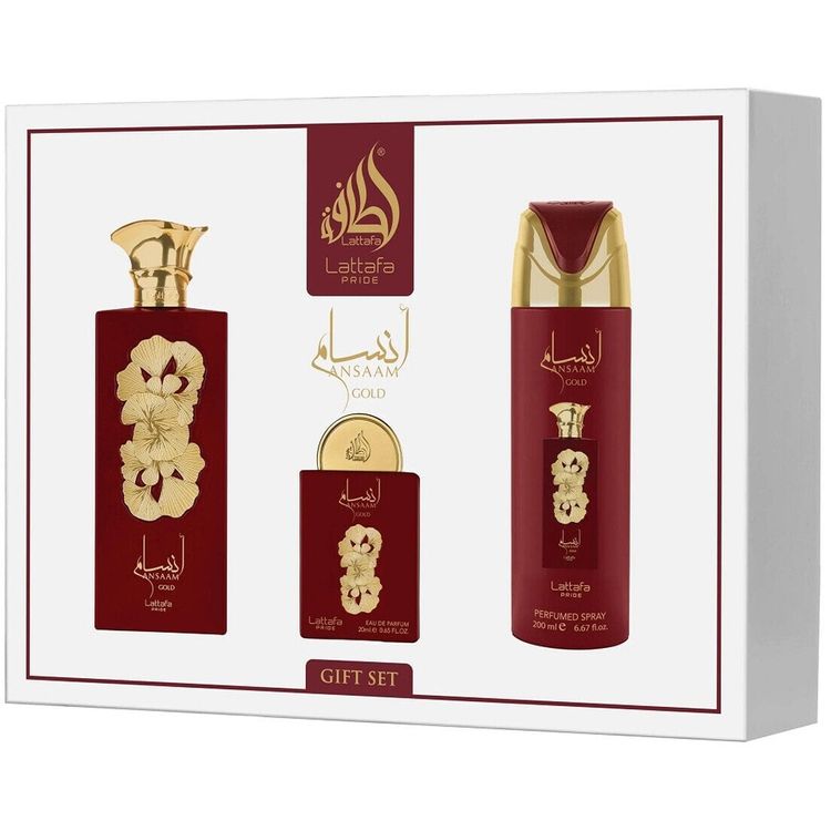 Tootefoto - Lattafa Ansaam Gold Set parf misprei 100ml + parf misprei 20ml + deodorantsprei 200ml