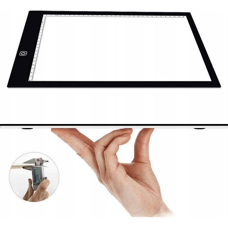 Tootefoto - Xrec valgustatud LED-joonistuslaud, sujuv valgustuse juhtimine