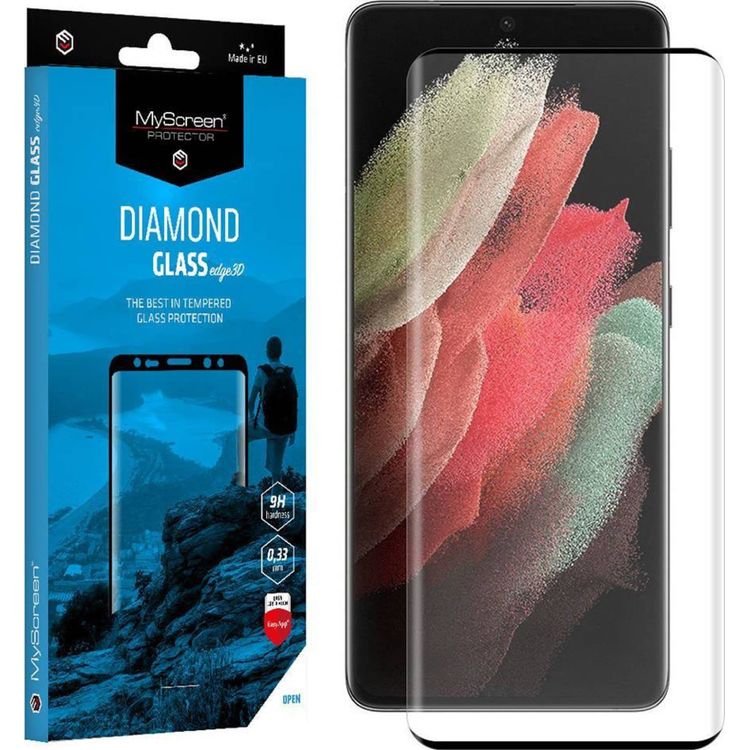 Tootefoto - MyScreen Protector MS Diamond Glass Edge 3D OnePlus 12R 5G must/must karastatud klaas