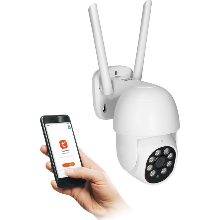 Tootefoto - Kamera IP Orno Kamera zewn trzna obrotowa, 4MP, Wi-Fi, pami , two-way talk