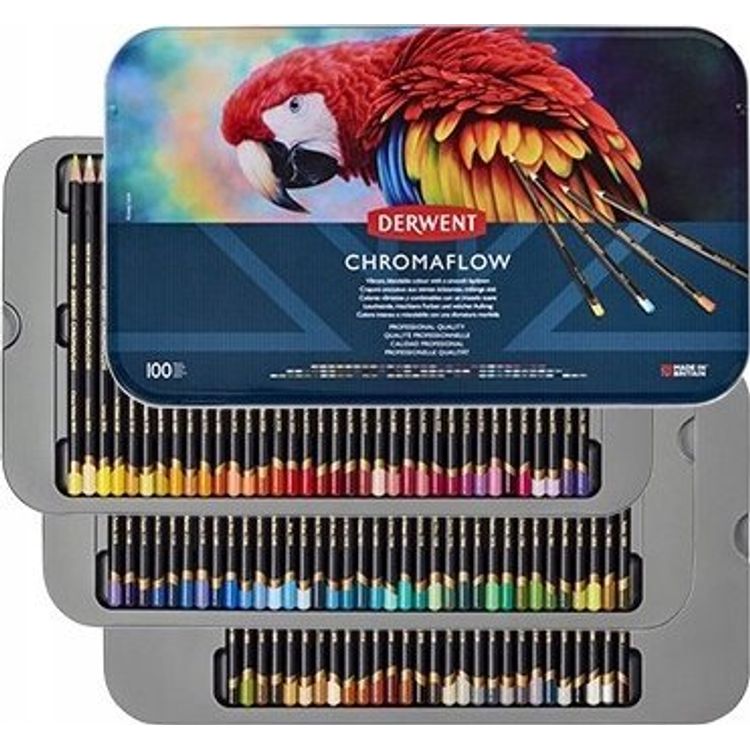 Tootefoto - Derwent Derwent Chromaflow v rvilised pliiatsid, 100 tk