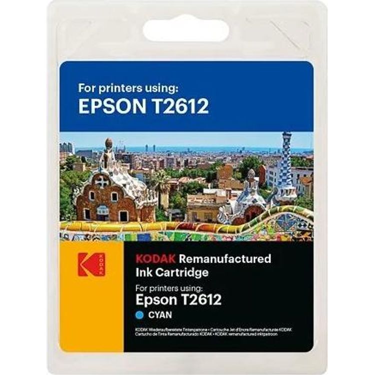 Tootefoto - 185E026102 KODAK EPS. XP610 TINTE CYA C13T26124012/T2612 300Seiten 7ml (185E026102)