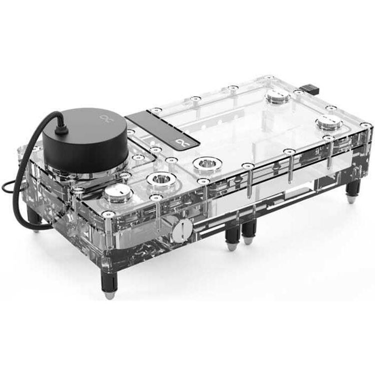 Tootefoto - Alphacool Core Flat Reservoir 240 Right mit VPP Apex Pumpe (15487)