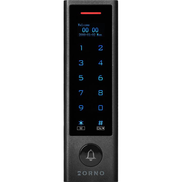 Tootefoto - Puutetundlik kombinatsioonlukk l heduskaardi ja v tmehoidja lugejaga, OLED-ekraan, Wi-Fi, IP68, 1 3A relee, toidab TUYA