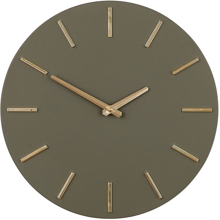 Tootefoto - Lumarko ZEGAR CIENNY ALUMINIOWY ZIELONY R. 35,5CM MICA