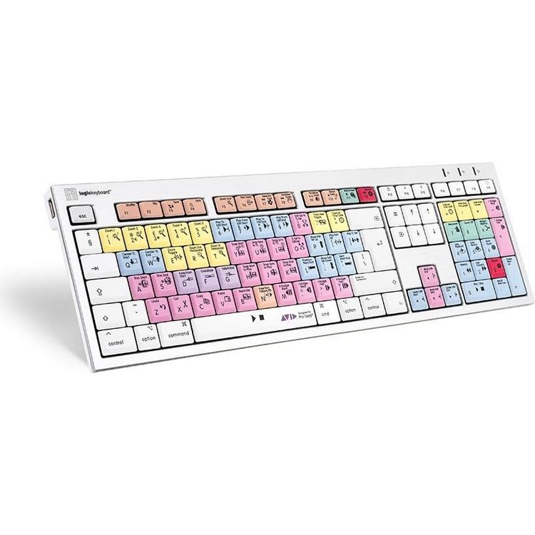 Tootefoto - Logickeyboard LKB-PT-CWMU-UK. Tastatur Formfaktor: Standard. Tastatur-Stil: Gerade. bertragungstechnik: Verkabelt, Ger teschnittstelle: USB, Tastatur-Schl sselschalter: Mechanisch