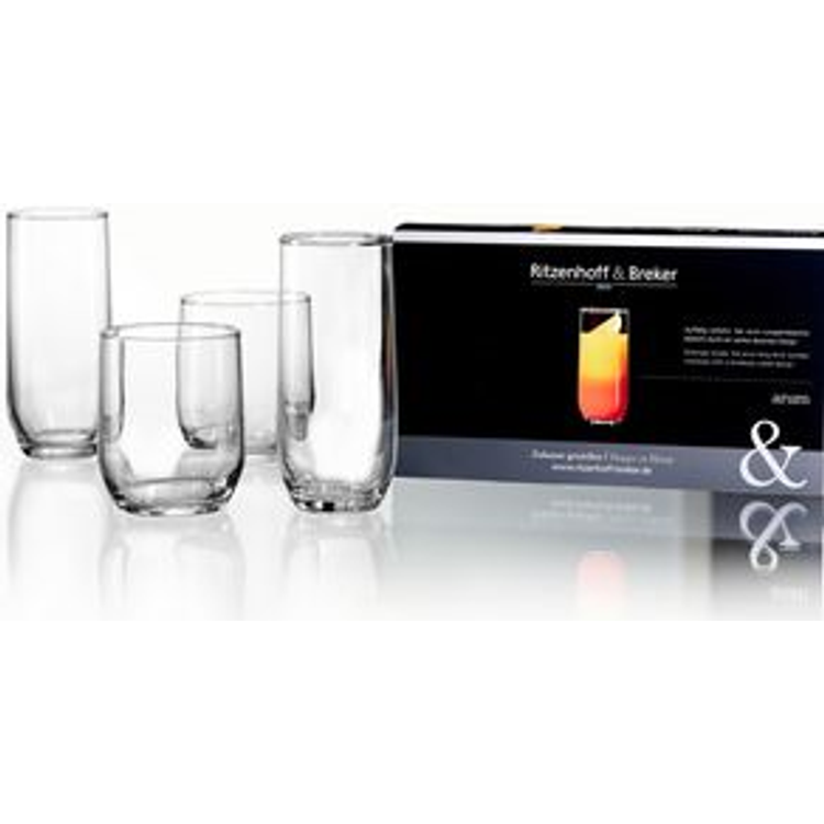 Tootefoto - Ritzenhoff & Breker Longdrinkglas "RAM", 0,315 l sp lmaschinenfest, H he: 100 mm - 1 St ck (818116)