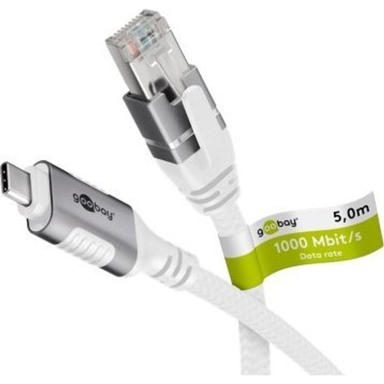Tootefoto - Goobay Etherneti kaabel USB-C 3.1 kuni RJ45, 5 m kaabli pikkus 5 m