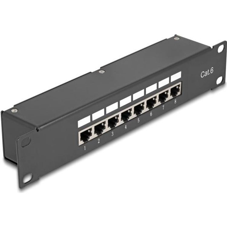 Tootefoto - Delock 10" Kupplungs-Patchpanel 8 Port Cat.6 (43304)