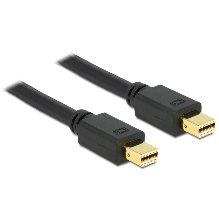 Tootefoto - DeLOCK 83477 DisplayPort-kaabel 5 m Mini DisplayPort Must