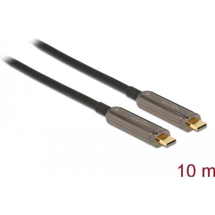 Tootefoto - DeLOCK 84103 USB-kaabel 10 m USB 3.2 Gen 1 (3.1 Gen 1) USB C Must
