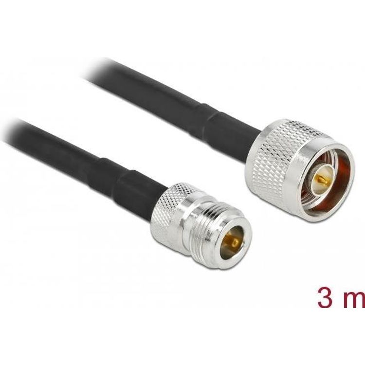 Tootefoto - DeLOCK 90457 koaksiaalkaabel LMR300 3 m Must