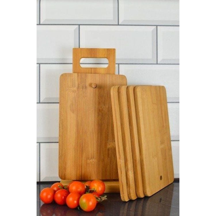 Tootefoto - Kesper bambusest l ikelaud 29,5x15cm 6 tk. koos statiiviga