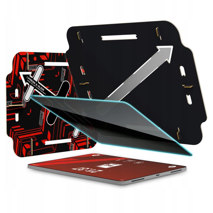 Tootefoto - GrizzGlass GrizzGlass SecretGlass Lihtne privaatsusklaas Apple iPad Air 13" 2024 / 13" 2025 / 13" 2026 jaoks