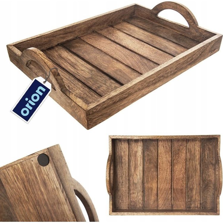 Tootefoto - MANGO puidust serveerimisalus 35,5x25,5 cm