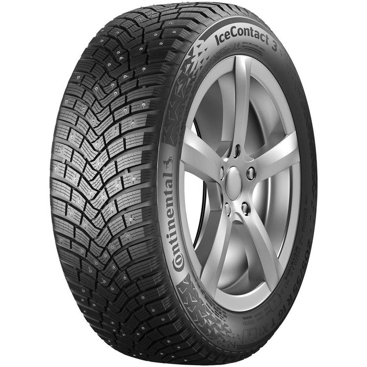 Tootefoto - 235/55R17 CONTINENTAL ICECONTACT 3 103T XL DOT23 Studded 3PMSF M+S Naast