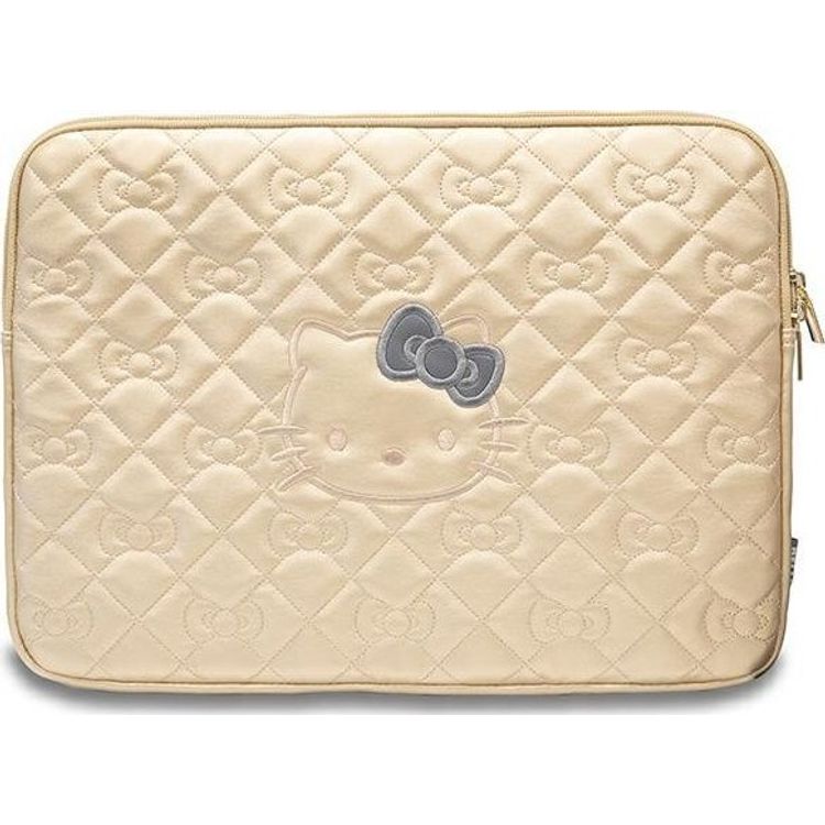 Tootefoto - Allhange Hello Kitty varrukas HKCSZPEKHBPD 14" kuldne/kuldne Zip PU tepitud vibud