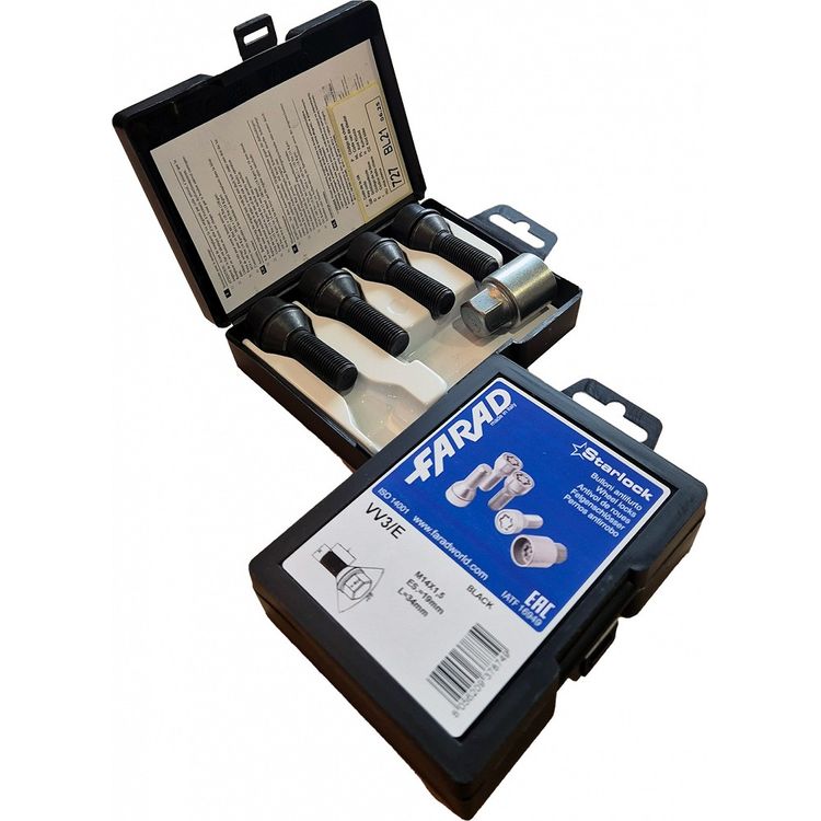 Tootefoto - Lukustusp. P14X1.50/34/19 (Koonus-Puks. P31. Ch19) Vv3/E Blk. Starlock Black