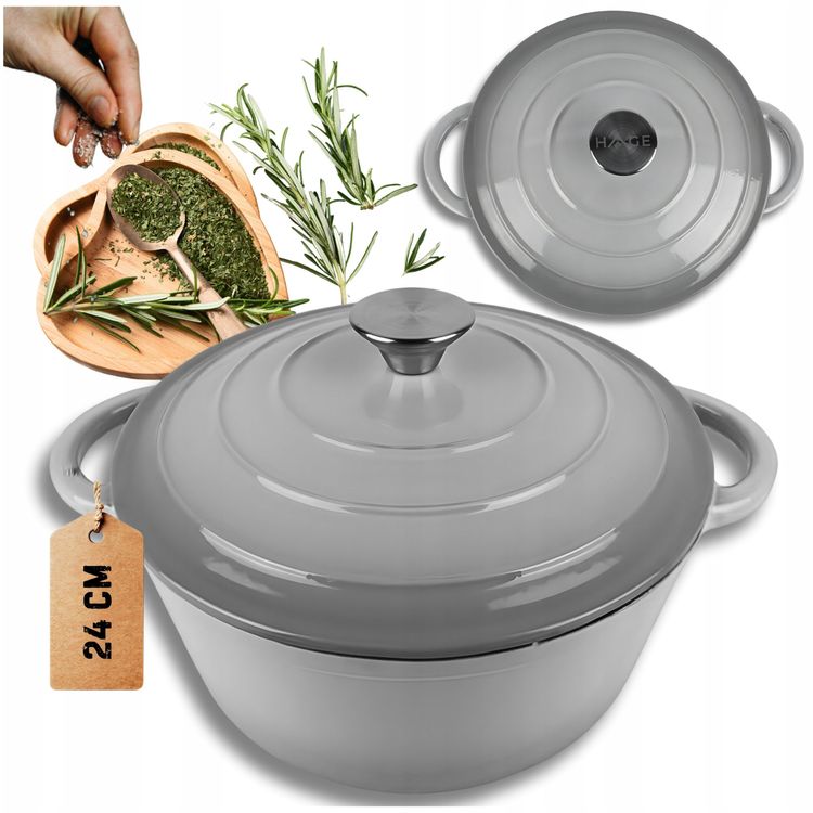 Tootefoto - ENAMEELMAL POT 24cm 4L HAGE HALL