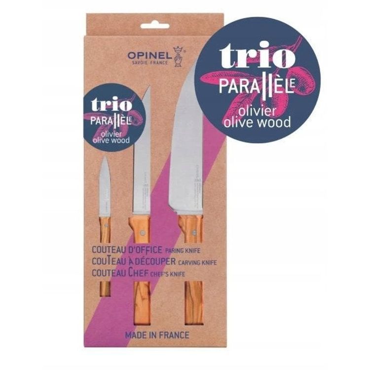 Tootefoto - Opinel Knife komplekt Trio Paralle Olive 002494