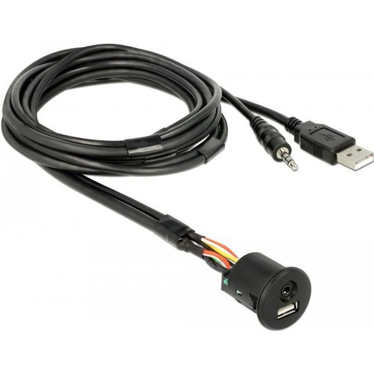 Tootefoto - DeLOCK 85718 USB-kaabel 1,5 m USB A Must