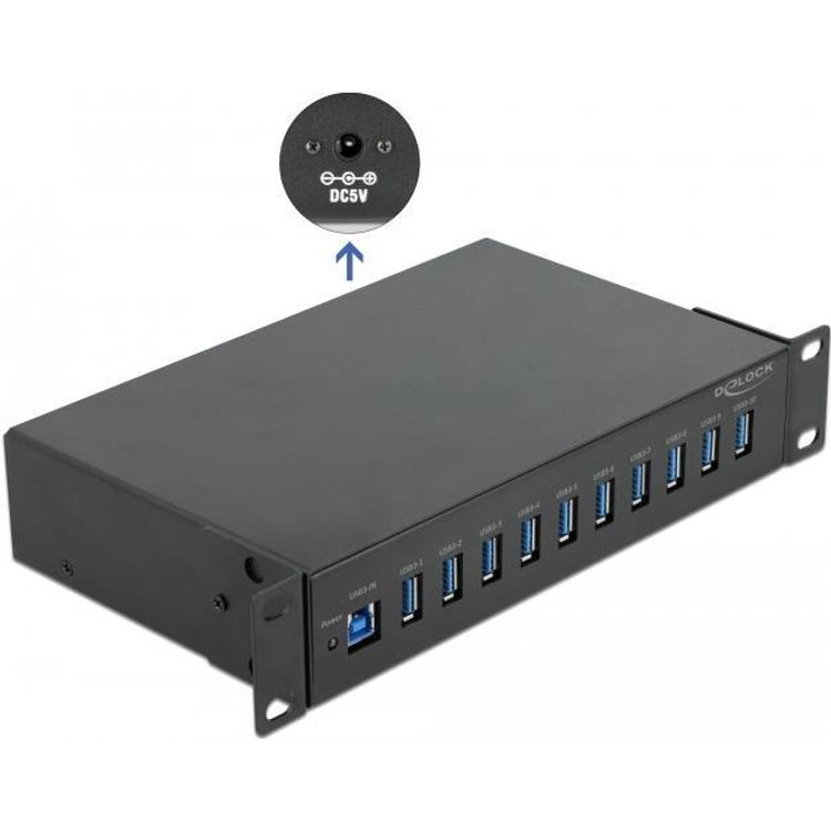 Tootefoto - DeLOCK 64112 jaotur USB 3.2 Gen 1 (3.1 Gen 1) Type-B 5000 Mbit/s Must