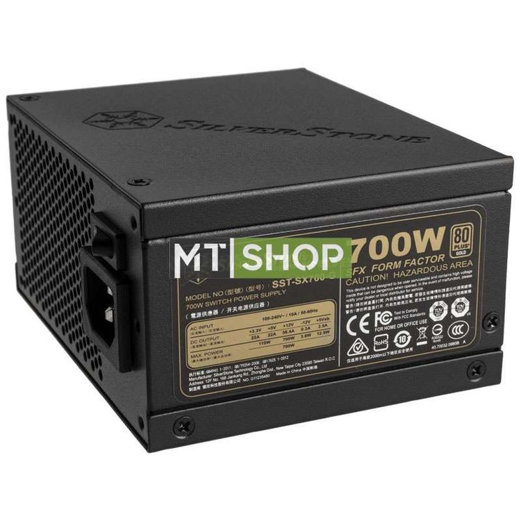 Tootefoto - SilverStone SST-SX700-G v1.1 SFX toiteplokk 80 PLUS Gold, modulaarne - 700 vatti