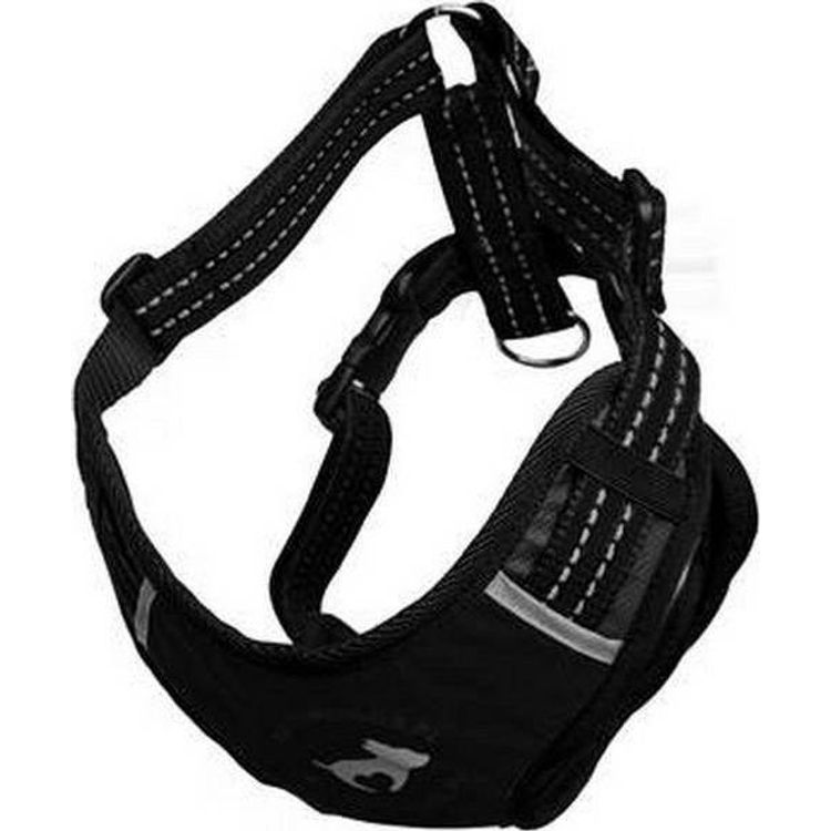 Tootefoto - All For Dogs ALL FOR DOGS SPORTS HARNESS L BLACK 60-100cm