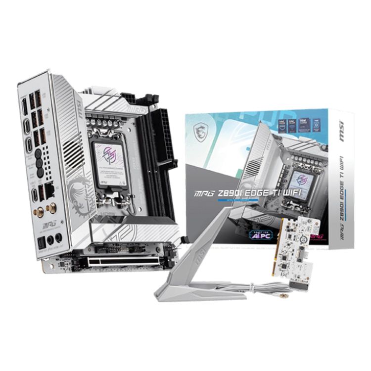 Tootefoto - MSI MPG Z890I EDGE TI WIFI /Z890/DDR5/SATA3/M.2/TB4/WiFi/BT/PCIe5.0/s.1851/mITX