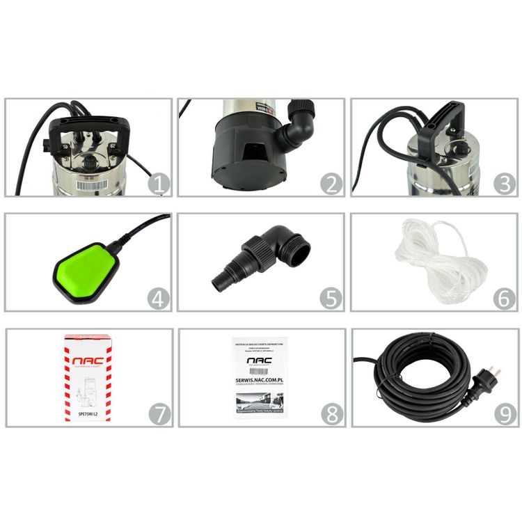 Tootefoto - NAC DIRT WATER PUMP 750W SPE75HI-L2