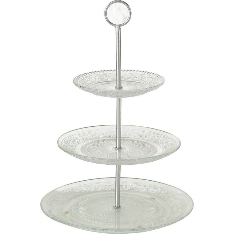 Tootefoto - Kolmetasandiline klaasplaat, RELIEF, 35 cm