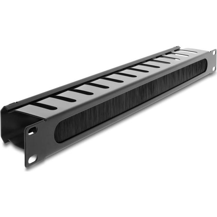 Tootefoto - Delock 19? Kabelmanagement Rangierpanel mit B rste 1 HE schwarz