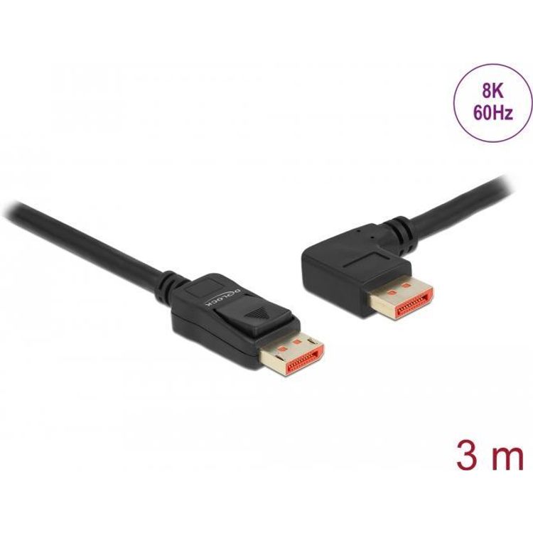 Tootefoto - DeLOCK 87048 DisplayPort-kaabel 3 m Must