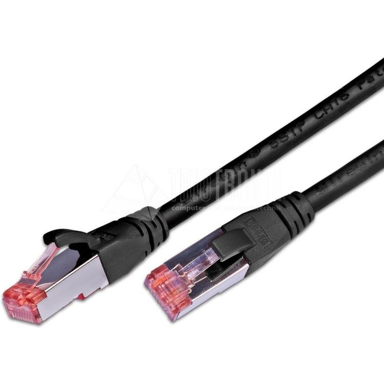 Tootefoto - Wirewin S/FTP CAT6 3m v rgukaabel Must