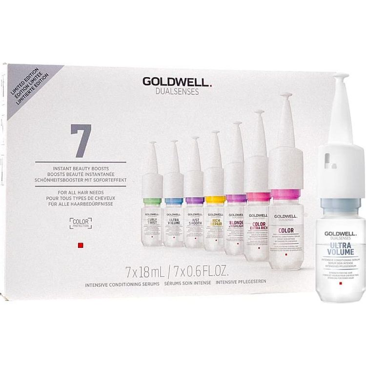 Tootefoto - Goldwell Goldwell, Dualsenses Instant Beauty Boosts, Juukseseerum, Niisutamiseks, 7 tk, 18 ml Naistele