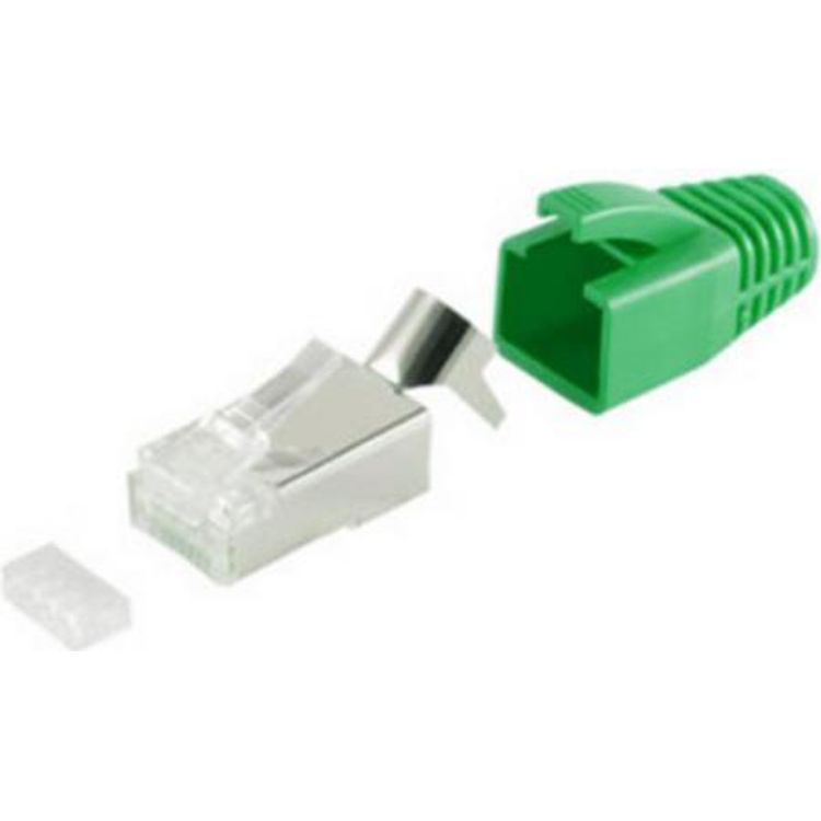 Tootefoto - shiverpeaks BS72067-10G juhtmepistmik RJ-45 Roheline, Metallik