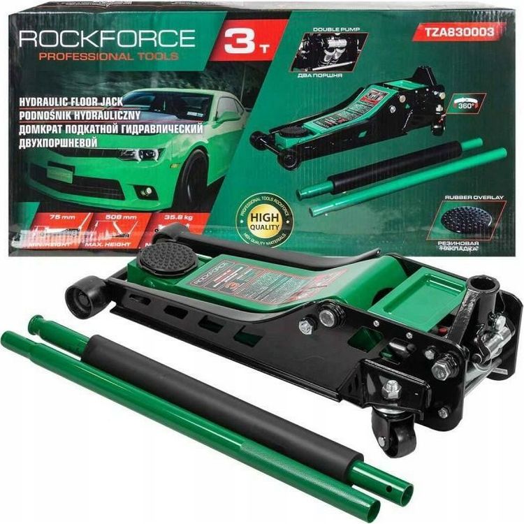 Tootefoto - Rockforce Hydraulic tungraua 3t (h min 75mm, h max 508mm)