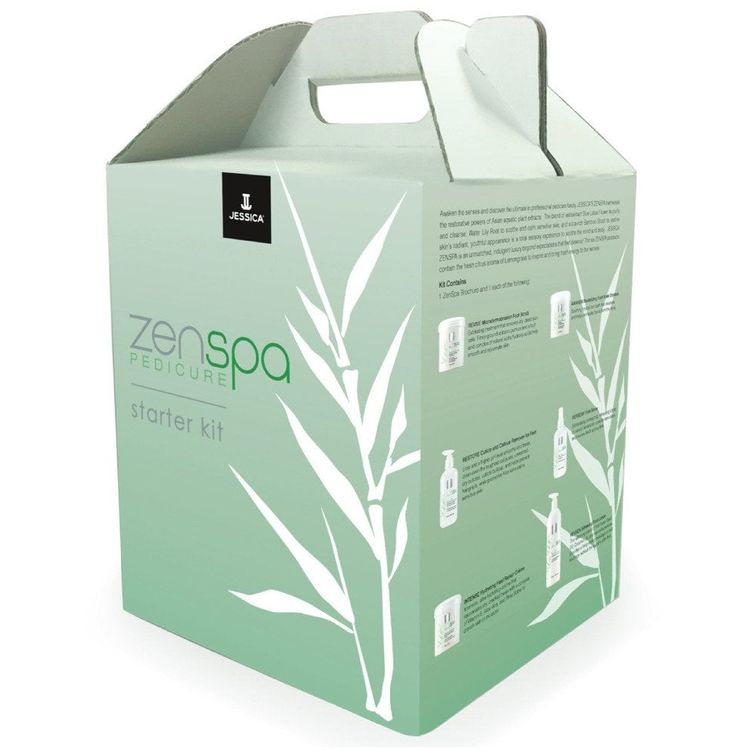 Tootefoto - Jessica stardikomplekt Jessica: ZenSpa Revive, vulkaaniline pimsskivi, koorimine, jalakoorija, 435 g + ZenSpa Restore, Aloe Vera, k nenaha eemaldamise geel, 251 ml + ZenSpa Intens