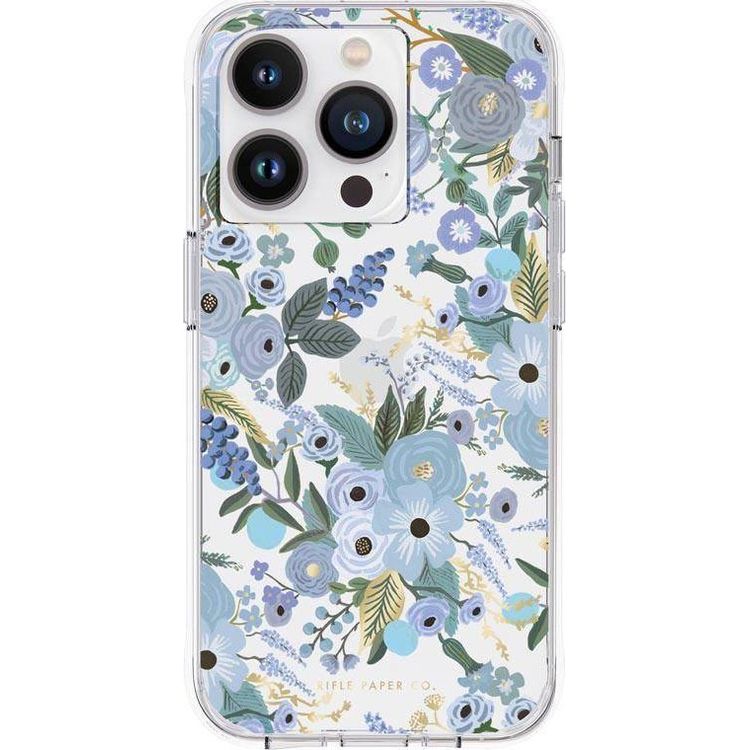 Tootefoto - L bipaistev p ssipaber iPhone 14 Pro mbris (Garden Party Blue)