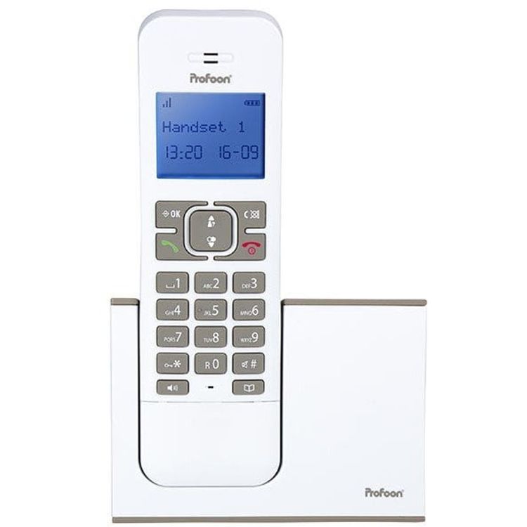 Tootefoto - Profoon PDX-8400TE-DECT-TELEFON MIT 1 Mobilteil, Wei /Taupe