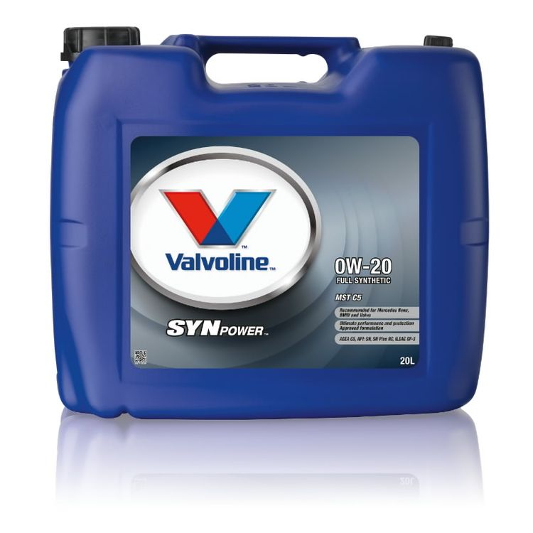 Tootefoto - Mootori li SYNPOWER MST C5 0W20 20L, Valvoline