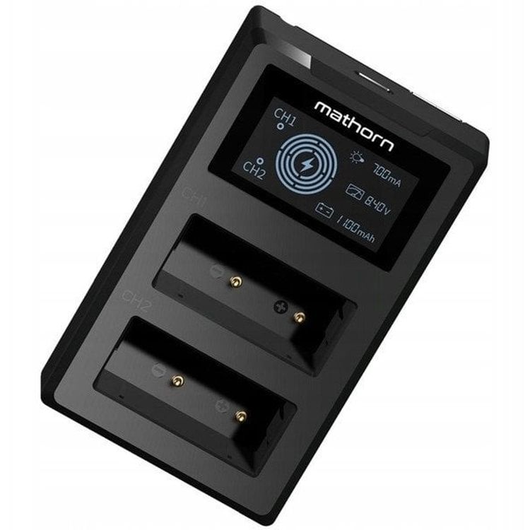 Tootefoto - Mathorn MBC-D111 USB-C kahe kanaliga laadija Nikon EN-EL14 jaoks