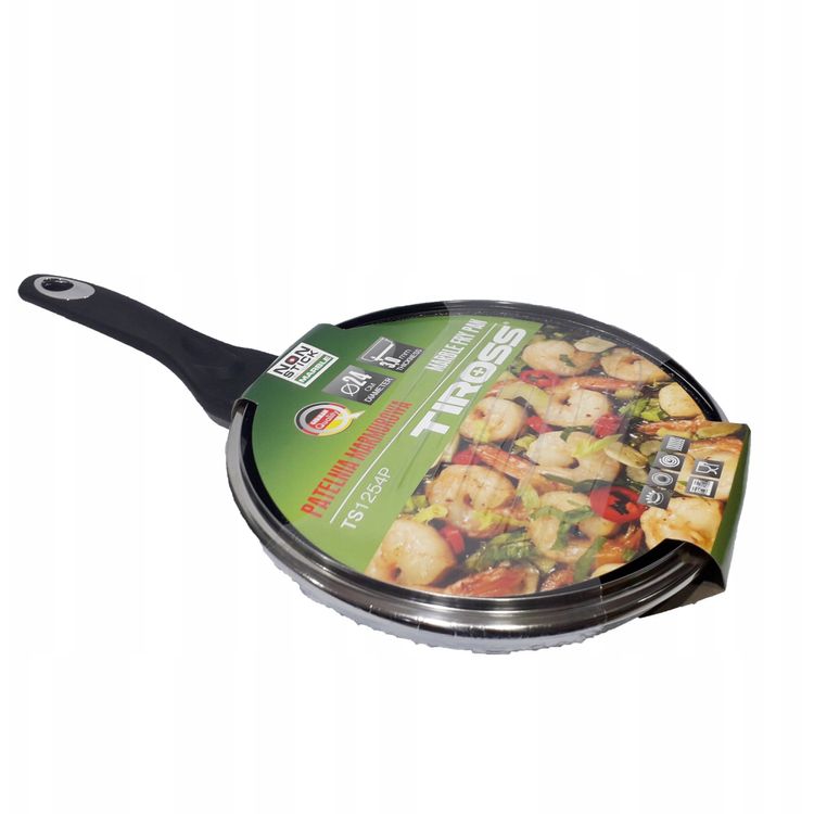 Tootefoto - Pann Tiross Marmorist kaanega pann 24cm gaas INDUCTION mittenakkuv TIROSS TS-1254P