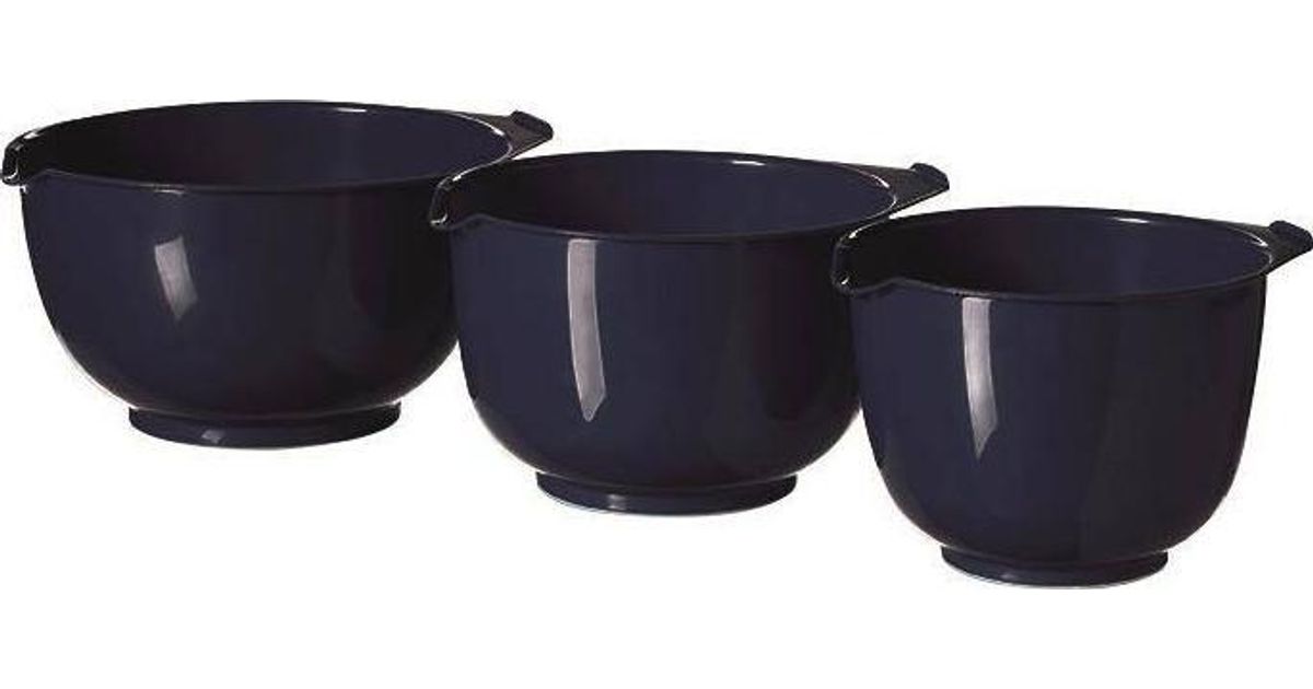 Curver Navy Blue Kitchen Bowls for Mixing Mixing Set of 3 Curver 1.5