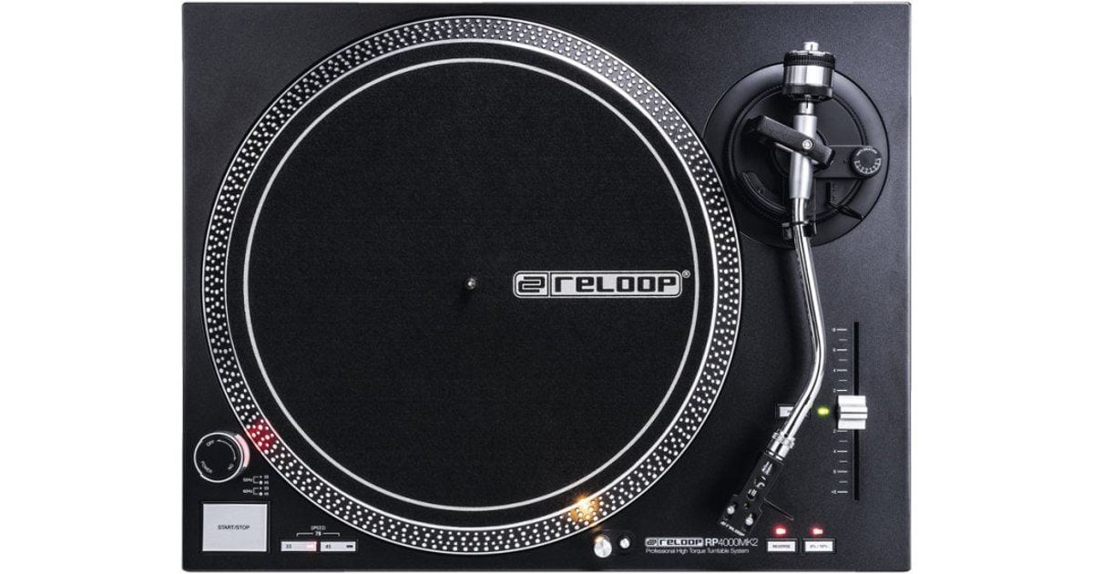 Reloop RP-4000 MK2 Black DJ Turntable (Damaged) - MT Shop