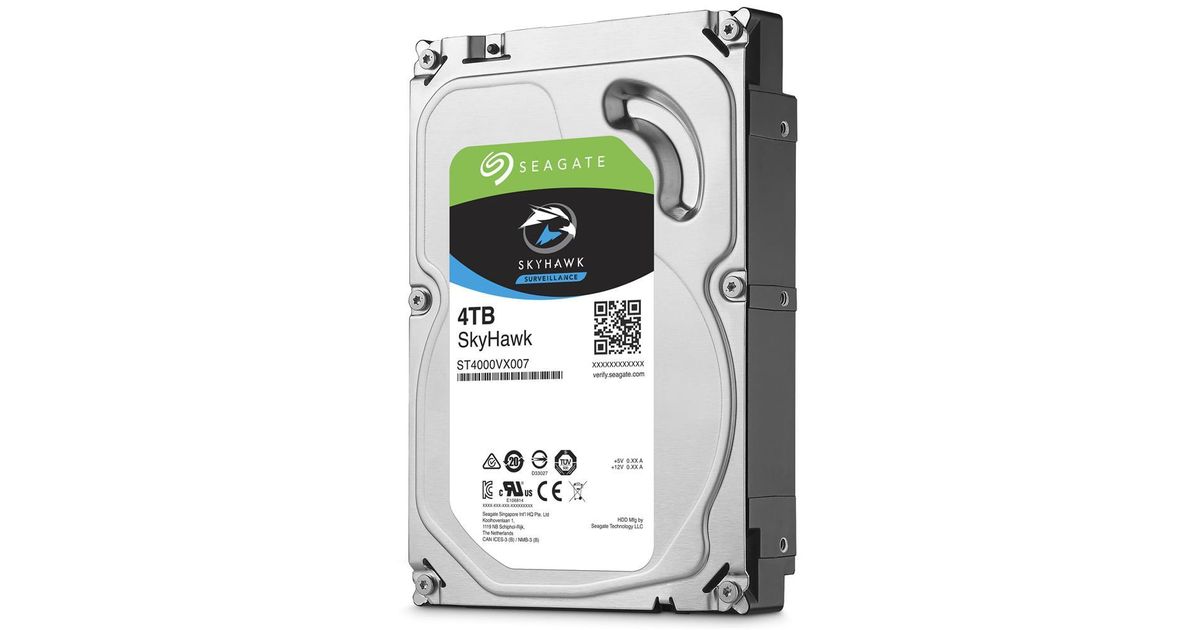 Seagate SkyHawk HDD 4TB CCTV ST4000VX007 sisemine kõvaketas - MT Shop